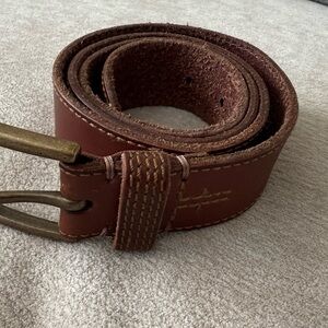 FRYE leather belt